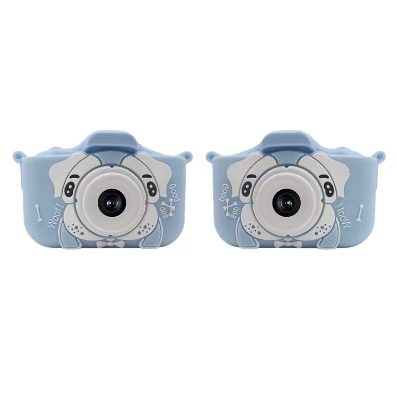 Cachorro azul con cámara dual de alta definición