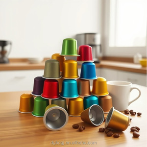Disposable Aluminum <strong>Nespresso</strong> Coffee <strong>Capsules</strong> Empty Pods For Filling And Packing Coffee Powder For Business Use - Product Image 4