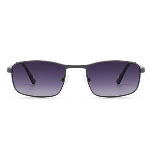 Gafas de Sol Rectangulares Unisex, Montura Metálica, Lentes Marrones, Protección UV400, Uso en Exteriores, Adultos - Product Image 6