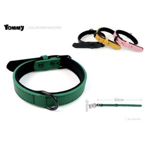 Yommy Pet <b>Collar</b> Green 25cm With <b>Metal</b> Ring For Dogs - Product Image 1