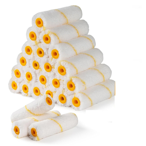Boîte de 10 mini-rouleaux en polyacrylique de 4 pouces (10 cm), rouleaux à peinture de bonne qualité, petits rouleaux à peinture - Product Image 1