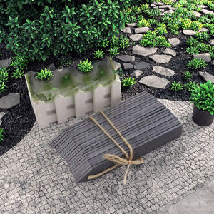 Étiquettes d'étiquettes de plantes en <span class=keywords><strong>ardoise</strong></span> de jardin moderne 20x3cm personnalisées en gros avec craies gratuites - Product Image 3