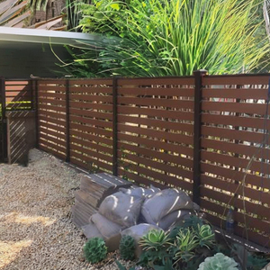 Alluminio <span class=keywords><strong>e</strong></span> <span class=keywords><strong>legno</strong></span> PVC pannello di recinzione a basso prezzo cortile giardino recinzione decorativa Privacy per AC recinzione Hardware - Product Image 3