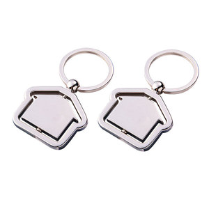 Oneway Men Car Clip Metal Key Chains Key Holder Custom Logo Luxury Zinc Alloy Sublimation House Keychain