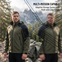 Veste Softshell Tactique pour Hommes, Imperméable, Coupe-Vent, Manteau d'Extérieur, Designs Tendance, Stock d'Usine Disponible, Logo Personnalisable