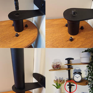 ต้นไม้แมวติดเพดาน Huina OEM พร้อมถ้ำแขวนไม้อัด ปรับความสูงได้สูงสุด 259 ซม. ต้นไม้แมวทรงทาวเวอร์ ตกแต่งบ้านสไตล์โมเดิร์น ที่ลับเล็บแมว - Product Image 6