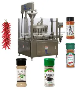 Rotary Spice Curry Pepper Sea salt Powder Auger Filling machine/Filler/Auger Dosing / Bottle Filler