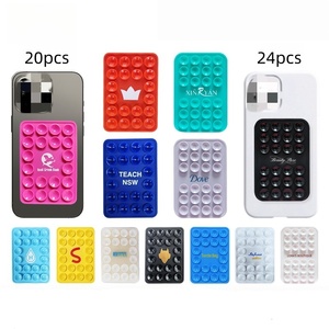 Soporte de silicona con ventosa para 20 teléfonos móviles, accesorios para teléfonos móviles, logotipo personalizado, soporte portátil con ventosa para teléfono móvil - Product Image 1