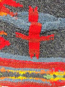 Cardigan décontracté tricoté à la machine, inspiré du sud-ouest, anti-plis, respirant, à motifs géométriques vibrants, col cranté sur le devant - Product Image 4