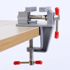 <b>Mini</b> Bench Vise Aluminum Small <b>Clamp</b> For Woodworking DIY Metal Processing Artwork Welding Drilling Maintenance Clamping Cutting - Product Image 3
