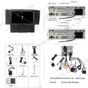 ZWNAV 7 "4 + 64G <span class=keywords><strong>Android</strong></span> 9,0 REPRODUCTOR DE DVD Multimedia para coche para Citroen C4 C4L DS4 2012-016 GPS para coche Audio Radio Estéreo Unidad Principal - Product Image 3