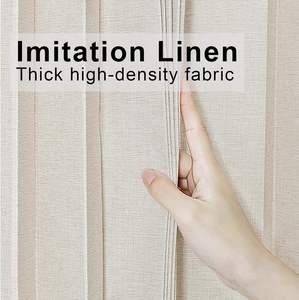 <span class=keywords><strong>Rideau</strong></span> <span class=keywords><strong>de</strong></span> <span class=keywords><strong>douche</strong></span> pliable magnétique bidirectionnel en imitation lin imperméable CF Custom pour salle <span class=keywords><strong>de</strong></span> bain - Product Image 4