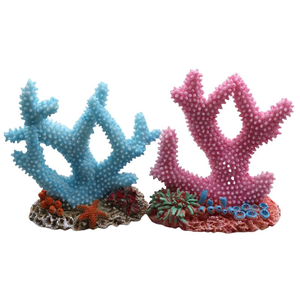 Maßgefertigte Harz-Kunstwerke Meeres-Ozean-Korallen-Ornamente Aquarium-Korallenpflanzen-Skulptur für Fischbecken und Heimdekoration - Product Image 2