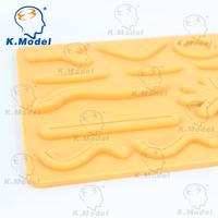 Kit de ressources d'enseignement de la science médicale kit complet de pratique de suture chirurgicale pour les blessures