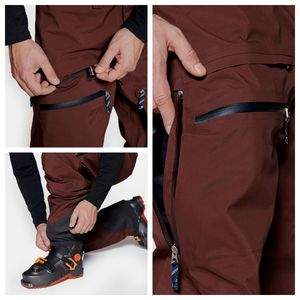 Venta al por mayor de invierno, cortavientos para nieve, <span class=keywords><strong>pantalones</strong></span> de esquí impermeables para hombres, <span class=keywords><strong>pantalones</strong></span> de esquí personalizados para nieve de poliéster cálidos para exteriores para hombres - Product Image 6