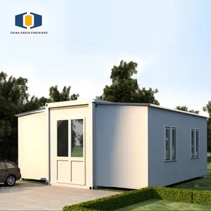 CGCH Atacado Padrões Australianos Pré-fabricados Dois Quartos Modular Dobrável Portátil Extensível Container Casa Casas