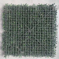 Panneaux muraux en plastique synthétique anti UV, herbe verte, jardin extérieur, toile de fond murale verticale, gazon artificiel, décoration murale