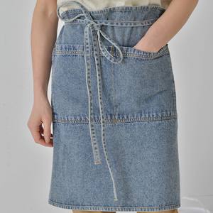 Denim <span class=keywords><strong>bistrot</strong></span> café <span class=keywords><strong>tablier</strong></span> coton <span class=keywords><strong>professionnel</strong></span> demi-cuisine <span class=keywords><strong>tablier</strong></span> Durable taille service <span class=keywords><strong>tablier</strong></span> pour serveur de Chef - Product Image 6