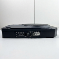 Haut-parleur de voiture, caisson de basses alimenté de 10 pouces, 230W, mince, sous le siège, OEM ODM, logo personnalisé, marque privée, vente en gros, 12V