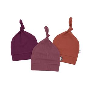 Gorro de bebé de punto de invierno Unisex para recién nacidos, bebés, niños pequeños, gorro cálido con cierre de cubo para niños, gorro con tela de costilla, Baberos para bebés - Product Image 5