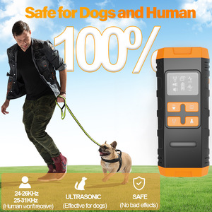 Entrenador electrónico para perros con control de ladridos, pantalla LCD y función ultrasónica, portátil para uso en exteriores, 12 cm de longitud - Product Image 3