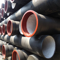 Tuyau en fonte ductile DN80-2600mm, revêtu de mortier de ciment K9 C40, pour projet de canalisation d'eau - Meilleure vente