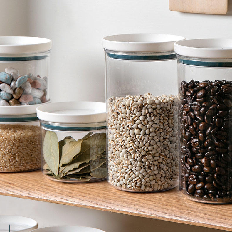 Japanese Stackable Cereal Storage Box Plastic Sealed Jar with Lid ...