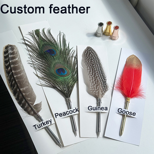 <span class=keywords><strong>Stylo</strong></span> à bille <span class=keywords><strong>vintage</strong></span> avec plumes, logo personnalisé, vente en gros - Product Image 6