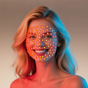 Tragbare Handgehaltene LED-Lichttherapie Schönheitsmaske 3-in-1 630nm Rot + 415nm Blau + 830nm NIR Anti-Aging Akne Wasserdicht CN - Product Image 2