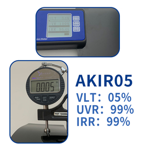 Pellicola Oscurante Nera Antiesplosione per Finestrini Auto 4mil 1.52*30m AKIR 05% VLT, Pellicola Solare Anti-sbiadimento per Sicurezza - Ingrosso - Product Image 2