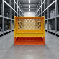Caisse à pain en plastique HDPE 545*475*160, grillagée, ventilée, de qualité alimentaire, empilable, emboîtable, recyclable, légère et durable