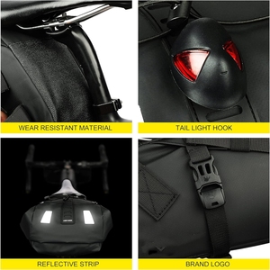 <span class=keywords><strong>Bolsa</strong></span> de sillín de bicicleta de peso ligero con logotipo personalizado, paquete de asiento de <span class=keywords><strong>bikepacking</strong></span>, <span class=keywords><strong>bolsa</strong></span> seca para ciclismo al aire libre de estilo OEM Unisex - Product Image 4
