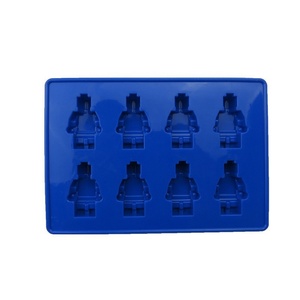 TangChu DIY <b>Silicone</b> Robot Chocolate Mold Ice Tray Handmade Cookies Cake <b>Baking</b> Mold Oven Safe Bulk Pack - Product Image 2