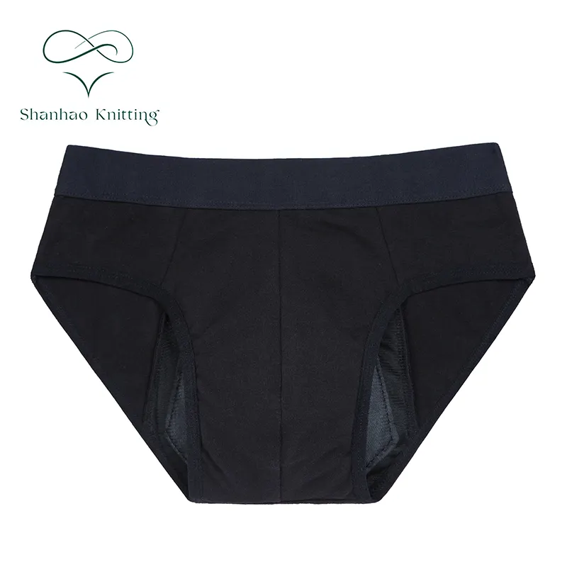 Mens bladder leak underwear Men's Black Maximum Absorbency Washable Reusable Incontinence Underwear for Men Boxers & Briefs