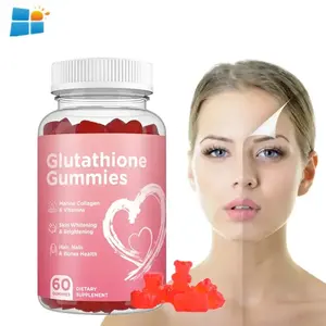 Glutathion aufhellende Haut aufhellende Gummis Glutathion Kollagen-Supplements Kollagen L-Glutathion-Gummis