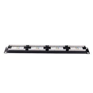 비차폐형 24포트 Cat6 RJ45 네트워크 패치 패널 1U 19인치 이더넷 분배 프레임 - Product Image 4