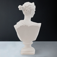 Buste en résine, statue de tête de dieu romain, sculpture commémorative artisanale, nouveau design moderne