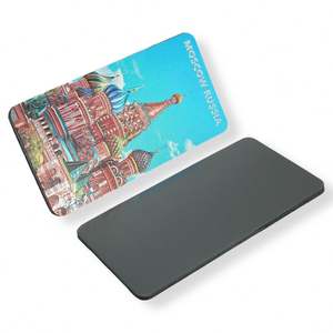 Aimant de réfrigérateur 3D en feuille métallisée personnalisé à votre propre design, souvenir pas cher du monde entier, vente en gros - Product Image 2