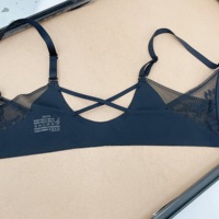 Soutien-gorge sans couture Evenyoung à fermeture avant, en dentelle, sans armatures, push-up, invisible, lingerie féminine, vente en gros