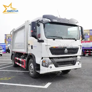 Sinotruk HOWO Brand New and Used 20 Ton 6X4 Garbage Truck Howo 12 cubic Compressed Garbage Truck