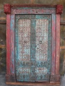 Puertas indias antiguas vintage, puertas antiguas, muebles de reproducción, puertas antiguas, madera recuperada, hecho a mano, forma y tamaño personalizados - Product Image 6