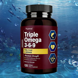 Suplemento dietético de alta potencia OEM/ODM para fortalecer articulaciones y huesos, aceite de pescado omega-3 orgánico en cápsulas blandas, precio de fábrica. - Product Image 1