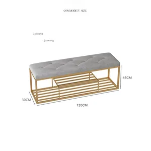 <span class=keywords><strong>Tabouret</strong></span> <span class=keywords><strong>bas</strong></span> en <span class=keywords><strong>fer</strong></span> <span class=keywords><strong>forgé</strong></span>, <span class=keywords><strong>tabouret</strong></span> à chaussures, repose-pieds, banc pour salon, chambre, couloir, vente en gros, fabricant, OEM, ODM, taille personnalisée - Product Image 6