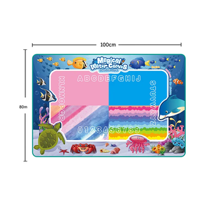 100Cm * 80Cm Groothandel Kinderen Tekenen Speelgoed Diy Educatief Water Tekening Canvas Doodle Tekening Mat Voor Kinderen Cadeau - Product Image 3