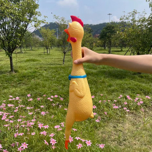 ไก่การ์ตูนเสียงกรีดร้อง ของเล่นเสียงร้องสำหรับสัตว์เลี้ยง ไก่ระบายอารมณ์ ของเล่นแกล้งคน ของเล่นประกอบฉากงานแต่งงาน ของเล่นคลายเครียดสำหรับผู้ใหญ่ - Product Image 2