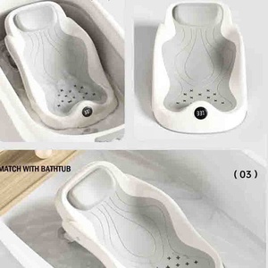 Baignoire pliable portable pour bébé nouveau-né avec chaise et support de bain pour nourrissons et enfants - Bonnes affaires - Product Image 5
