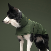 Manteau d'hiver imperméable pour chien, veste coupe-vent pour animal de compagnie, combinaison de neige en coton recyclé, vêtements d'extérieur ajustables pour chien, vente en gros