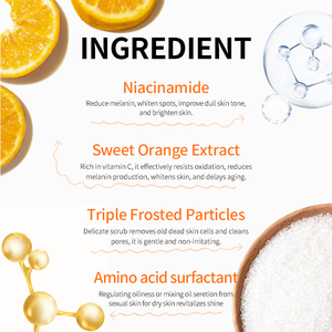 Factory Wholesale All Natural Face and Body <strong>Scrubs</strong> Brightening <strong>Orange</strong> Jam <strong>Scrub</strong> Vitamin c Exfoliating Body <strong>Scrub</strong> for Women - Product Image 5