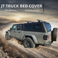 Couverture de benne de camion rétractable en vinyle Jeep Gladiator JT Isuzu Mitsubishi Great Wall Navara NP300 Pliage souple Verrouillage