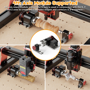 Fresadora CNC de Metal China TTC 450 Pro 25, Router CNC <span class=keywords><strong>para</strong></span> <span class=keywords><strong>Madera</strong></span>, Máquina de Fresado CNC, Máquina <span class=keywords><strong>para</strong></span> Trabajar <span class=keywords><strong>Madera</strong></span>, Metal y Acrílico - Product Image 4